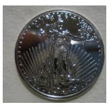 1 OZ SILVER WALKING LIBERTY 'COPY' UNCIRCULATED