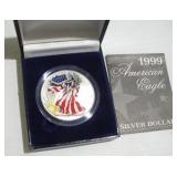 1 OZ SILVER 1999 WALKING LIBERTY DOLLAR COIN