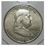 1949 (D) FRANKLIN HALF DOLLAR