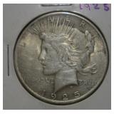 1925 SILVER PEACE DOLLAR