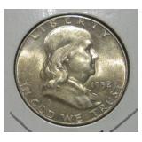 1952 (D) FRANKLIN HALF DOLLAR