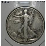 1935 (S) WALKING LIBERTY SILVER HALF DOLLAR