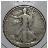 1940 (S) WALKING LIBERTY SILVER HALF DOLLAR