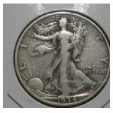 1934 WALKING LIBERTY SILVER HALF DOLLAR
