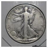 1944 (S) WALKING LIBERTY SILVER HALF DOLLAR