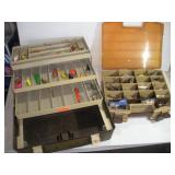 TACKLE BOXES, LURES, W/ CONTENTS