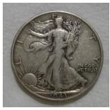 1943 WALKING LIBERTY SILVER HALF DOLLAR