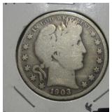 1903 BARBER HALF DOLLAR
