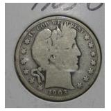 1903 (O) BARBER HALF DOLLAR