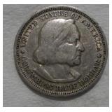 1893 COLUMBIAN SILVER HALF DOLLAR