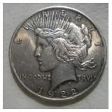 1922 SILVER PEACE DOLLAR