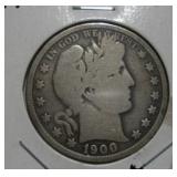 1900 (O) BARBER HALF DOLLAR