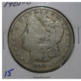 1901 (O) MORGAN SILVER DOLLAR