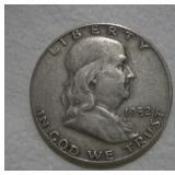 1952 (D) FRANKLIN HALF DOLLAR