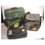 4 TACKLE BOXES  (NO CONTENTS)