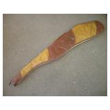 PADDED LEATHER GUN CASE 51IN LONG
