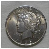 1925 SILVER PEACE DOLLAR