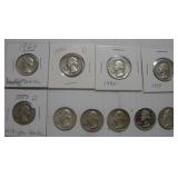 (10) SILVER WASHINGTON QUARTERS