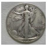 1941 (S) WALKING LIBERTY SILVER HALF DOLLAR