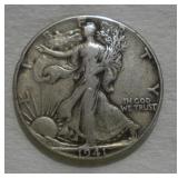 1941 WALKING LIBERTY SILVER HALF DOLLAR
