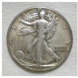 1942 WALKING LIBERTY SILVER HALF DOLLAR