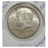 1964 KENNEDY HALF DOLLAR (UNCIRCULATED)