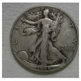 1938 WALKING LIBERTY SILVER HALF DOLLAR