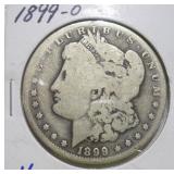 1899 (O) MORGAN SILVER DOLLAR