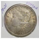 1921 MORGAN SILVER DOLLAR