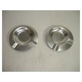 2 VINTAGE KENNSINGTON ALUMINUM ASHTRAYS