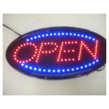 LED OPEN SIGN 18IN LONG