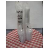 (100)  24OZ KARAT CLEAR PLASTIC CUPS W/