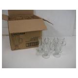 (20) GLASS IRISH COFFEE MUGS