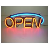 LED OPEN SIGN W/ SOLID AND FLASH SETTINGS