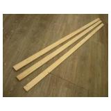 (3)  6FT PIECES OF TRIM