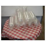 (500)  12 TO 24OZ KARAT DOMED CLEAR PLASTIC LIDS