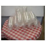 (500)  12 TO 24OZ KARAT DOMED CLEAR PLASTIC LIDS
