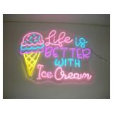 17IN LED ICE CREAM SIGN