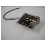 6IN STAINLESS STEEL CUP RINSER