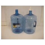 (2) 5 GAL WATER JUGS