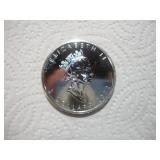 2002 1OZ SILVER CANADIAN MAPLE LEAF $5 PROOF