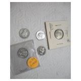 (5) SILVER DIMES