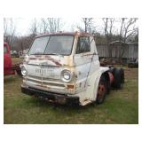 LATE 60'S DODGE L600 CAB OVER SEMI TRUCK W/