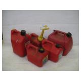 1 AND 3 GAL PLASTIC FUEL CANS
