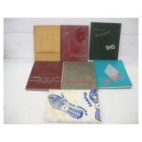 VINTAGE YEAR BOOKS 1950'S  1980'S AND 1990'S