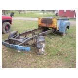1940'S FORD TRUCK FRAME AND BED - 14FT LONG