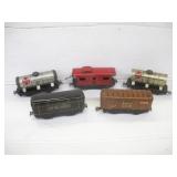 VINTAGE MARX 'O GAGE' TRAIN CARS