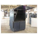INDUSTRIAL STEEL JOB BOX / WORK STATION W/