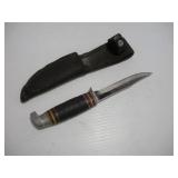 VINTAGE QUEEN STEEL #84 FIXED BLADE KNIFE W/