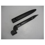 BRITTISH #9 MK1 BEYONET W/ METAL SCABBARD